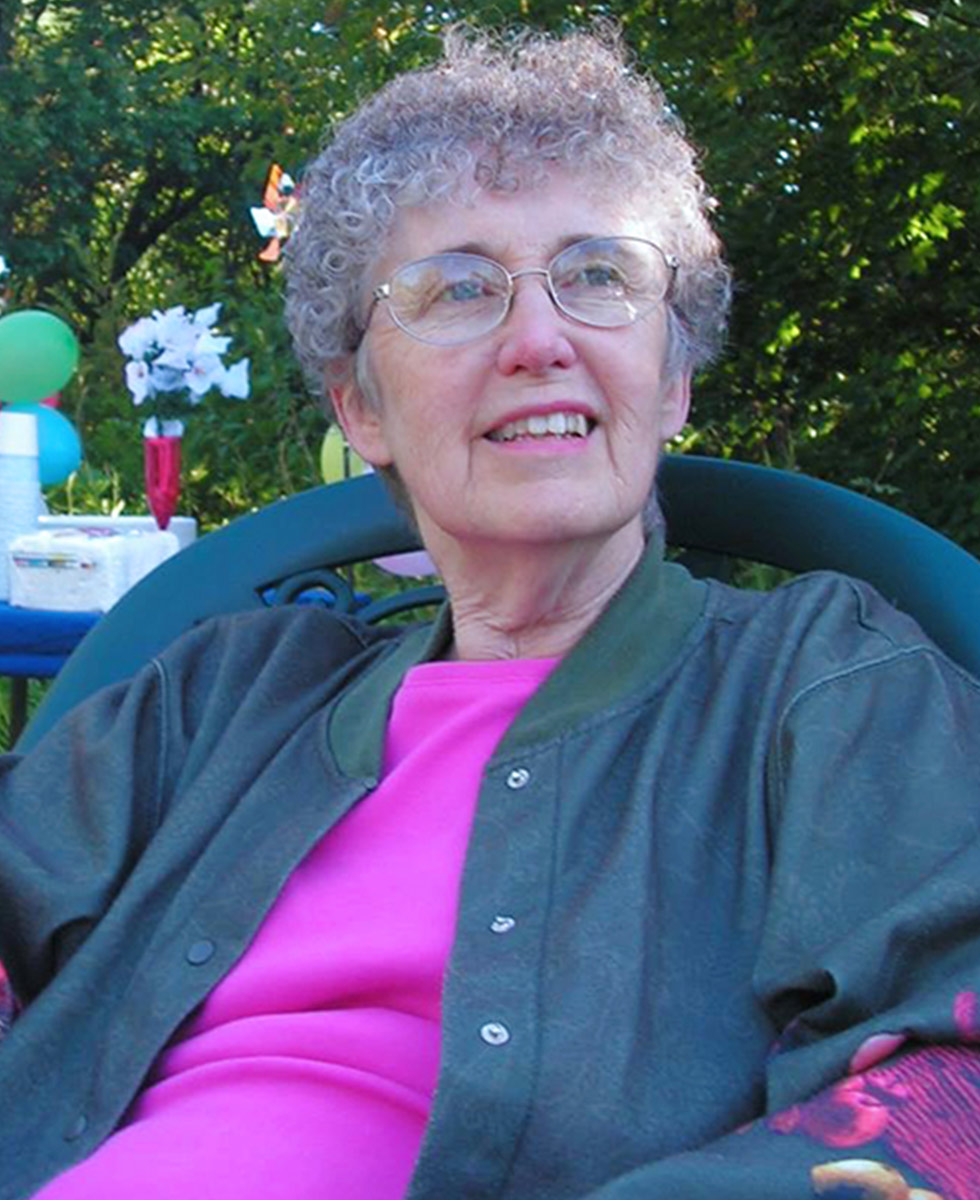 Nancy (Smith) Stephenson ’64, at home, 2019.