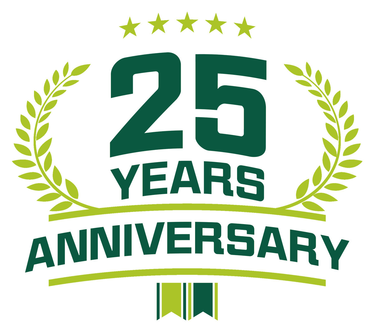 25 Years Anniversary Badge