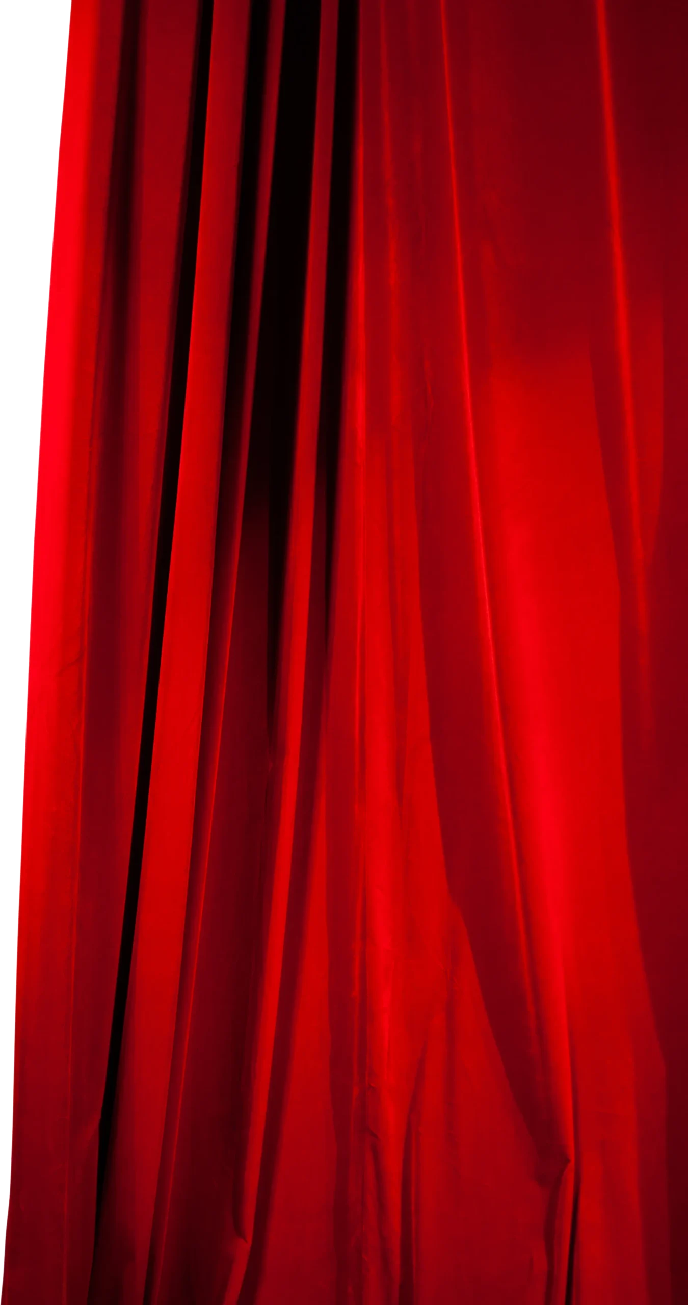 red curtain